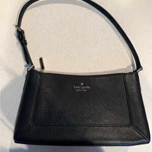 Kate Spade Black Pebbled Shoulder Bag